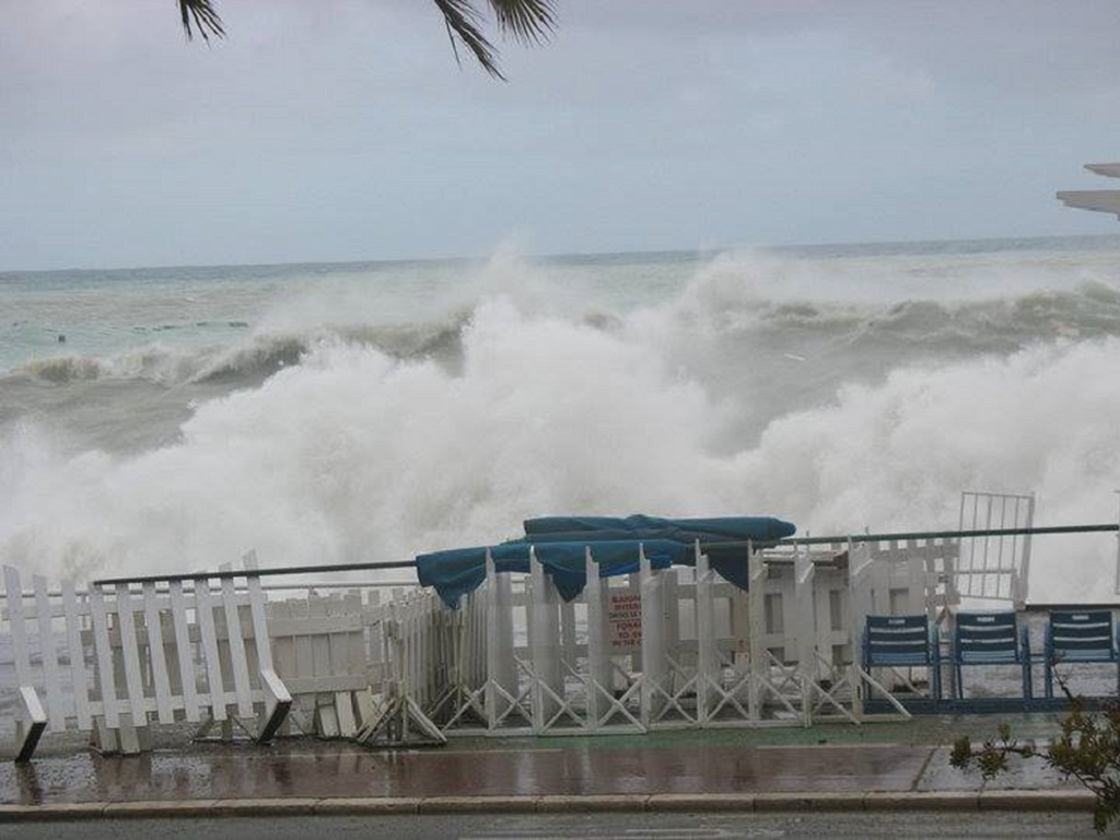 Orkan in Nice